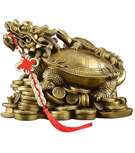 Amazon.co.jp: [AiO JAPAN] 風水 銅鑼 ドラ 鐘 ミニサイズ 龍 竜